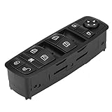 KIMISS Elektrischer Fensterschalter Hauptfensterschalter, ABS Auto Electric Power Master Switch Fensterschalter für A B GL R Klasse W169