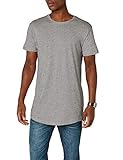 Urban Classics Herren Shaped Long Tee T-Shirt, Grau (grey), XL (Herstellergröße: XL)