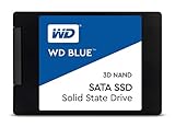 WD Blue 3D NAND SATA SSD 1 TB, 2,5 Zoll (interne SSD, hohe Zuverlässigkeit, Lesevorgänge bis zu 560 MB/s, Schreibvorgänge bis zu 530 MB/s, stoßsicher und WD F.I.T. Lab-zertifiziert)
