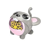 clacce Seifenblasenmaschine: Seifenblasen-Maschine im lustigen Fliegerlook Vollautomatisches Blasenblasen, EIN-Knopf-Blasenherstellung, Cartoon-Tierblase