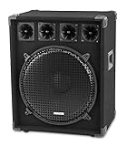 McGrey DJ-1522 DJ PA Lautsprecher Box 38cm (15“) Subwoofer 800W (Passiv, 2-Wege System, Holzgehäuse, 35mm Flansch)