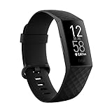 Fitness-Tracker Fitbit Charge 4 mit GPS, Schwimmtracking & bis zu 7 Tage Akkulaufzeit, Schwarz