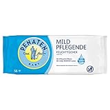 Penaten Mild Pflegende Feuchttücher, extra weiche Tücher für Babys mit 97% purem Wasser, angenehmen Duft und Seidenextrakt (18 x 56 Stück)