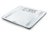 Soehnle Shape Sense Control 200 Personen Digitalwaage mit extragroßer LCD-Anzeige, Waage mit An- und Abschaltautomatik, flache Personenwaage