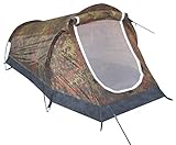 MFH 2 Personen Tunnelzelt Hochstein Zelt Campingzelt 220x130x100cm (Flecktarn)