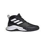 adidas Herren OWNTHEGAME Basketballschuhe, Mehrfarbig (Ftwbla/Negbás), 41 1/3 EU
