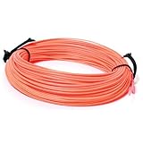 SNOWBEE WF6HV Schwimmende Fliegenschnur, Größe XS, 2,74 m, Orange
