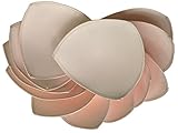 Unbekannt 6 Paar BH-Pad Insert für Sport-BH oder Bikini Tops 5X5 Zoll (Beige)