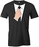 Jayess Suit Anzug - Karneval Fasching JGA - Herren T-Shirt in Schwarz by Gr. L