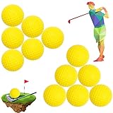 Praxis Golfbälle, 15 Stück Elastische Golfbälle aus PU-Schaumstoff Golf Ball Elastic Golfbälle Training Golfbälle, für den Indoor Outdoor Golfübungsübungen