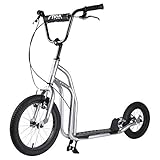 Stiga Unisex-Adult Air Scooter 16' Silver Kickscooter, One Size