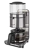 Korona electric 10295 Kaffeemaschine | Edelstahl | Schwallbrühverfahren | 1,25 Liter Fassungsvermögen für 10 Tassen