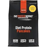 Diet Protein Pancakes| Proteinreicher, zuckerarmer Snack | Schnell & einfach herzustellen | THE PROTEIN WORKS | Zuckerrohrsirup | 1kg