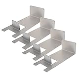 BBQ-Toro Edelstahl Grillrost Erhöhung Set (4 Stück) für Pizzaring Ø 57 cm, ideal für ASIN: B01N0J2Q69 Aber auch viele weitere Grills
