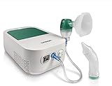 Omron DuoBaby Kompressor Inhalationsgerät, mit auskochbarer Silikon-Kindermaske und Nasensauger