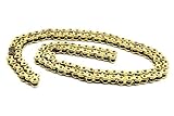 Rollenkette Heavy Duty Gold Typ 415, 130 Kettenglieder mit Schloss Clip
