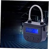 Ayrsjcl 1pc Time Lock LCD Display Time Lock Elektronische Selbst Bondage Abs USB-Switch Padlock Kabel Bondage Time Lock Schwarz Zubehör