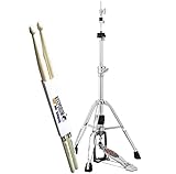 Pearl H1050 Redline Hi-Hat Stand Hihat-Ständer + KEEPDRUM Drumsticks 1 Paar