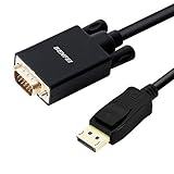 BENFEI DisplayPort auf VGA, 1.8m Vergoldet 1080P DisplayPort DP zu VGA Kabel