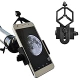 Solomark Universal Telefon Adapter und Mount Stativ-Halterung für smartphone Sony Samsung Moto - Kamera- Spektiv/Teleskop/Mikroskop/ Ferngläser