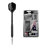 Target Darts Phil Taylor Power Sturmschwarz 24G Messing Steeldarts-Set Dartpfeile