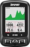 Fahrradcomputer GPS iGPSPORT iGS618 mit Straßenkarte Navigation Navi Fahrradcomputer Funk Kabellos Kompatibel mit dem Trittfrequenzsensor Geschwindigkeitssensor Herzfrequenzsensor