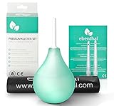 Darmeinlauf Klistier EBENTHAL VITAL® 225 ml • Premium Irrigator aus durchsichtigem Material zur hygienischen Darmreinigung • Einläufe zum Heilfasten und Entgiften • inklusive Anleitung • BPA-frei