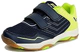 Pro Touch Rebel 3 VLC Volleyball-Schuh, Navy/Green Lime, 30 EU