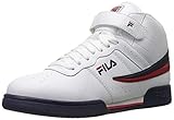 Fila Herren F-13v Lea/Syn, Weiß/Marineblau/Rot, 46 EU