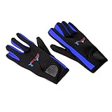 MagiDeal Neoprenhandschuhe, Unisex Handschuhe - Blau und Schwarz, S