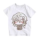 Inawayls Kinder Kleinkind Cartoon T-Shirt Sommer niedlich T-Shirt Junge Mädchen einfarbig niedlich Cartoon Anime Bedruckte Bluse O-Ausschnitt Kurzarm Freizeit T-Shirt Tops