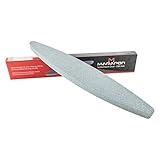 Schleifstein oval 230 mm | Sensenwetzstein für Messer/Klingen/Sensen und Gartengeräte | Abziehstein für eine reibungslose Schärfung Ihrer Klingen