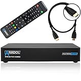 Anadol Multibox 4K UHD E2 Linux Combo Sat- Kabel- DVB-T2 Receiver mit DVB-S2 und DVB-C/T2 Tuner, HDTV, 2160p, H.265, PVR, HDR, mit HDMI Kabel [vorprogrammiert für Astra & Hotbird]