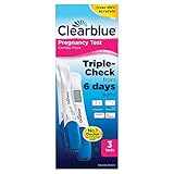 Clearblue Schwangerschaftstest Ultra Early Triple Check, Set mit 3 Tests