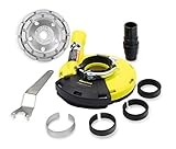 #1 FANZTOOL universal Absaughaube für Winkelschleifer 125mm + Diamantschleiftopf