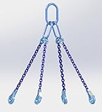 Hackett Kettenschlinge mit Haken, AMZ1023206, 10mm Chain Dia, 1