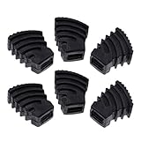 perfk Schlagzeughocker Gummifüßen Drumhocker Drum Hocker Ersatzteile, 6 Stück