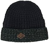 camel active Herren 406350/2M35 Strickmütze, Mehrfarbig (Blue/Green Mixed 38), One Size (Herstellergröße: OS)