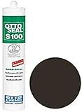 OTTOSEAL S100 Premium-Sanitär-Silicon 300 ml - Braun C05 Silikon Sanitär Fugen Abdichtung - 1K Silicon Dichtstoff - Sanitärbereich Boden & Wand