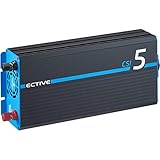 ECTIVE 500W 12V zu 230V Reiner Sinus-Wechselrichter CSI 5 mit Batterie-Ladegerät, NVS- und USV-Funktion