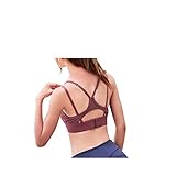 BFWX Frauen Sport BH Dämpfung Yoga Weste Saugen Schweiß Schnell Trocknend Atmungsaktiv Jogging Fitness Täglichen Gebrauch