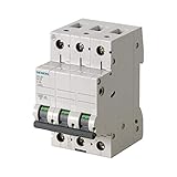 SIEMENS - Leitungsschutzschalter 6kA 3 polig Typ C 20A