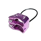 perfeclan Bergsteigen Steigklemme Klettern Seilklemme Seilgreifer für 8-12mm Schnur - Lila