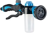 Royal Gardineer Düngerbrause: Gartenbrause mit Tank für Dünger und Putzmittel, 100 ml, 10 Sprühmodi (Gießstab mit Dünger)