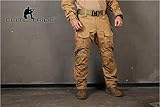 Paintball Equipment Militär-Jagdhose für Herren, Militär-Hose, Gen2, taktische Hose mit Knieschonern, Coyote Brown