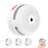 X-Sense Rauchmelder Mini Feuermelder mit 10 Jahren Batterielaufzeit, TÜV und EN14604 Zertifizierter Rauchwarnmelder, Feueralarm mit Fotoelektrischem Sensor, XS01 (3er Set)