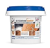 Stormdry Fassadenschutzcreme 3L- 25 Jahre Schutz gegen Feuchtigkeit- die einzige BBA zertifizierte Mauer & Steinimprägnierung mit Hydrophobierender Wirkung, reduziert Energieverlust - stoppt Nässe