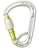 Edelrid Unisex – Erwachsene Verschlusskarabiner HMS Strike FG, Silver, einheitlich