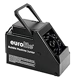 EUROLITE B-60 Seifenblasenmaschine Junior | Kompakte Seifenblasenmaschine für Batterie- oder Netzbetrieb
