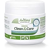 AniForte Denta Clean & Care Zahnpflege Pulver für Hunde & Katzen 300g - Hunde zahnsteinentferner, gegen mundgeruch bei Katzen, mundgeruch Hund, gegen mundgeruch bei Hunden, zahnpflege für Hunde